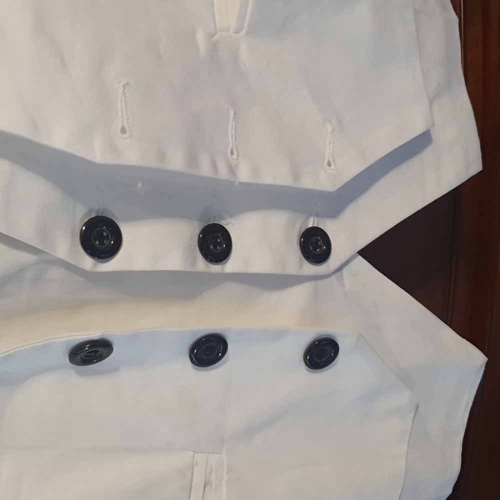 NWT Unisex Crisp White Vest sz XXL - Picture 3 of 4